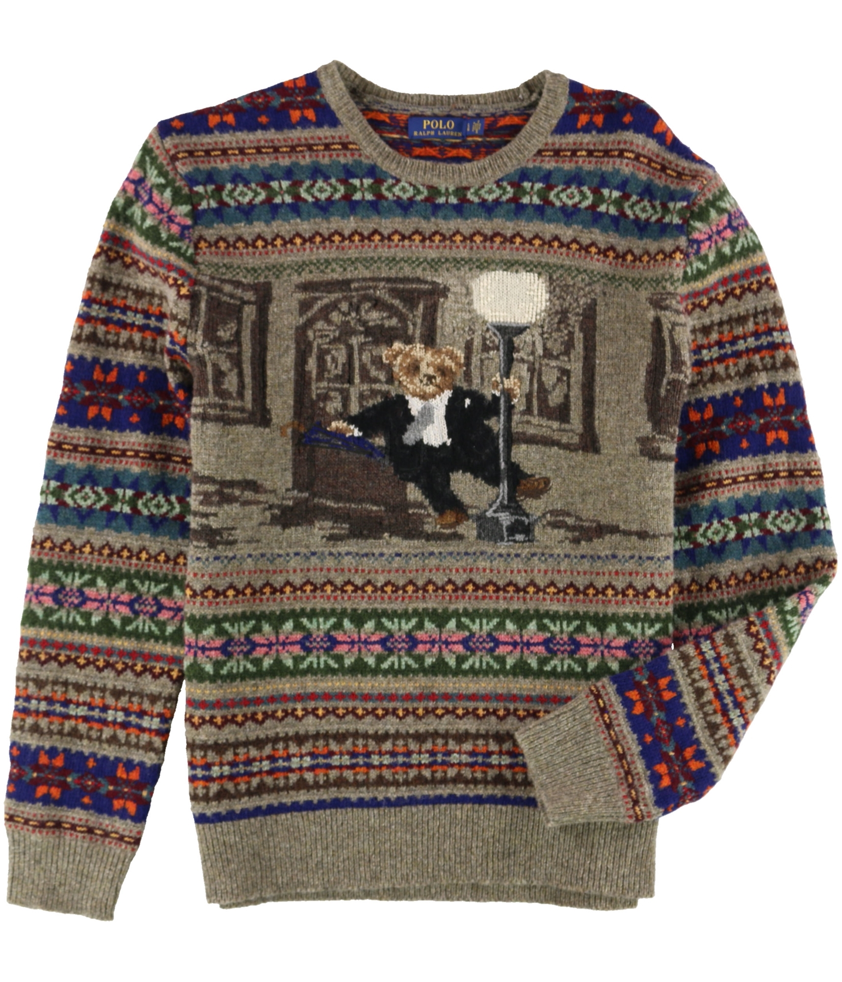 Buy a Mens Ralph Lauren Iconic Bear Isle Pullover Sweater Online |  