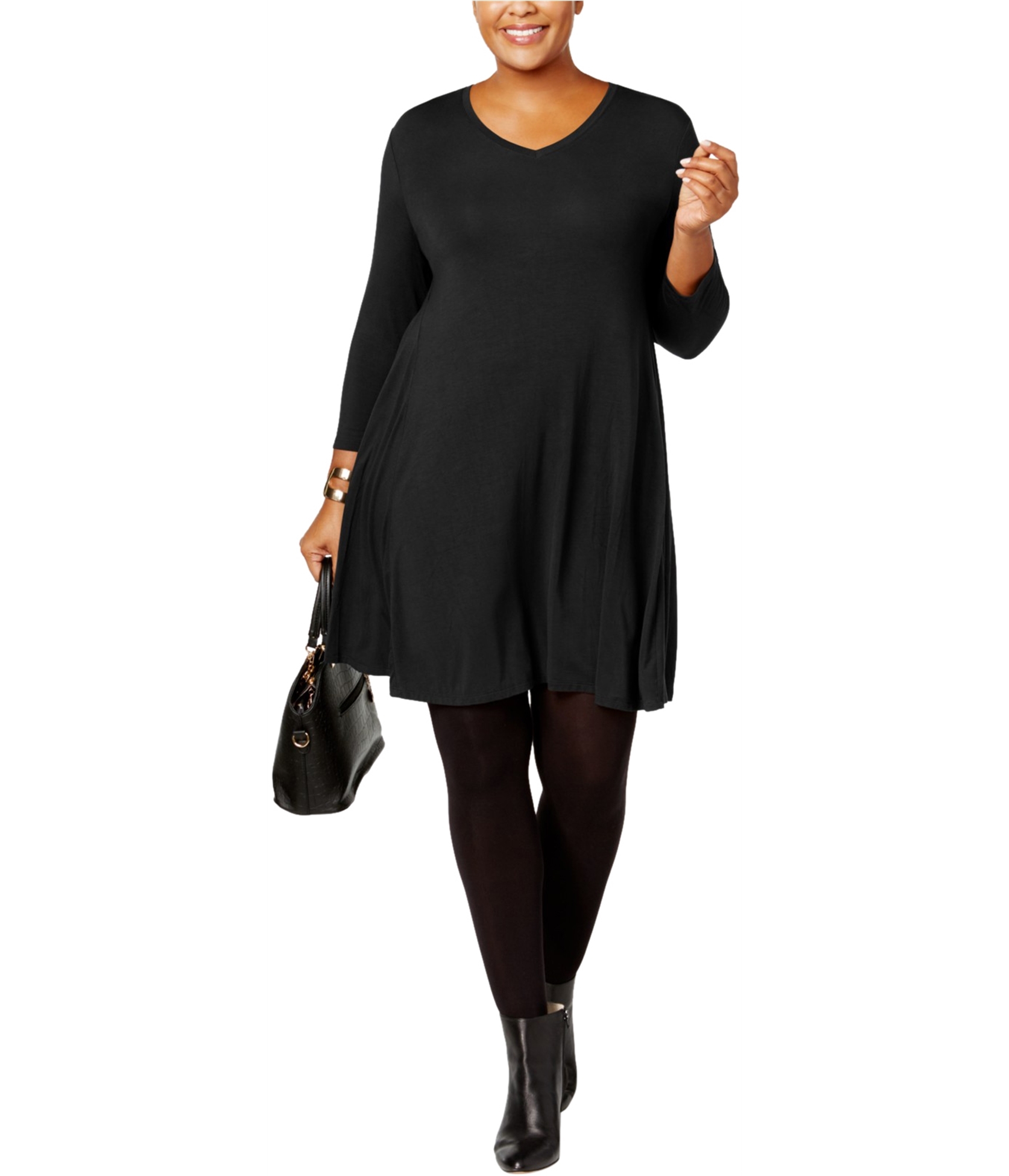 Buy a Style Co. Womens Swing A Line Dress Tagsweekly