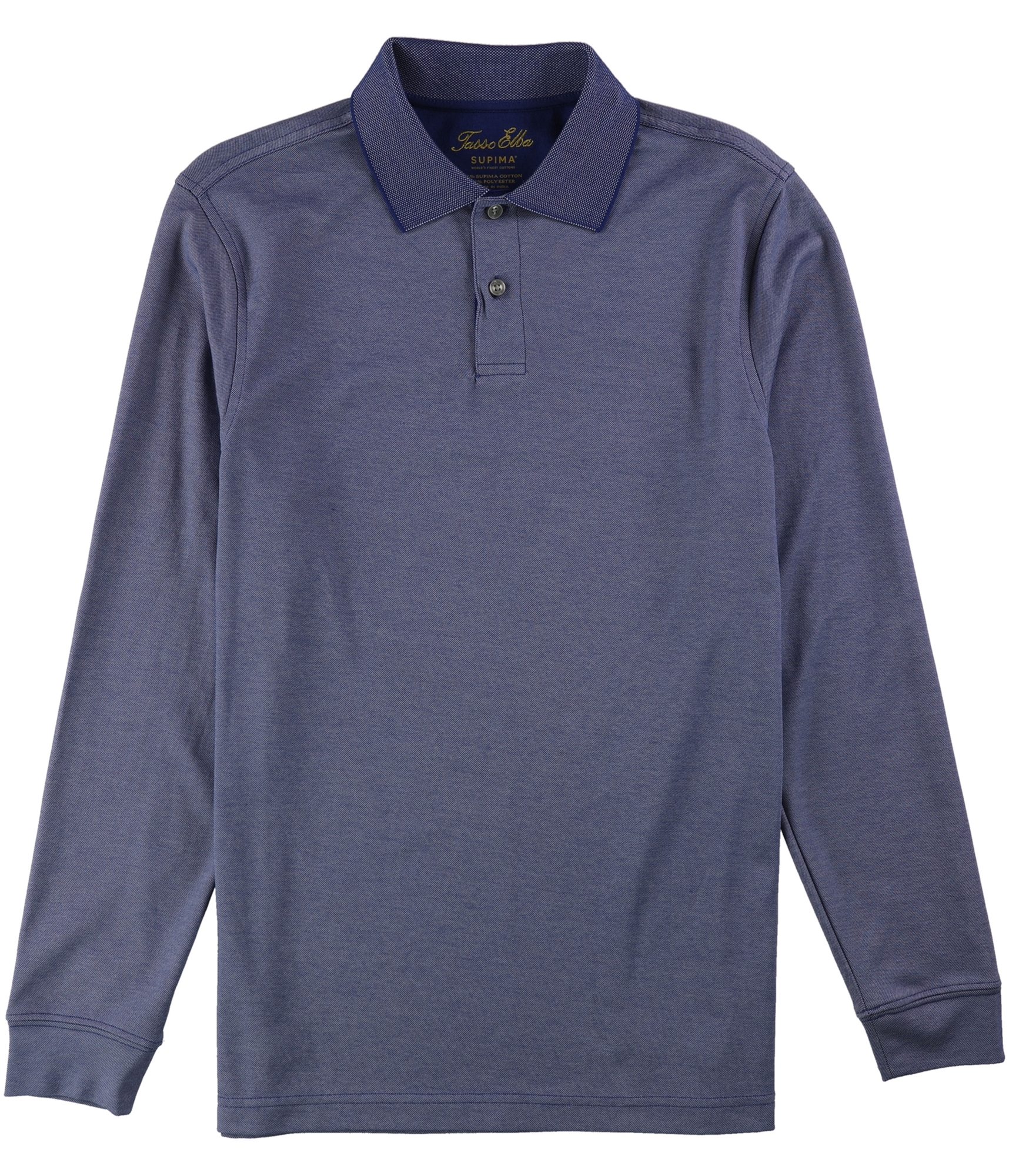Buy a Tasso Elba Mens Ls Rugby Polo Shirt, TW3 | Tagsweekly