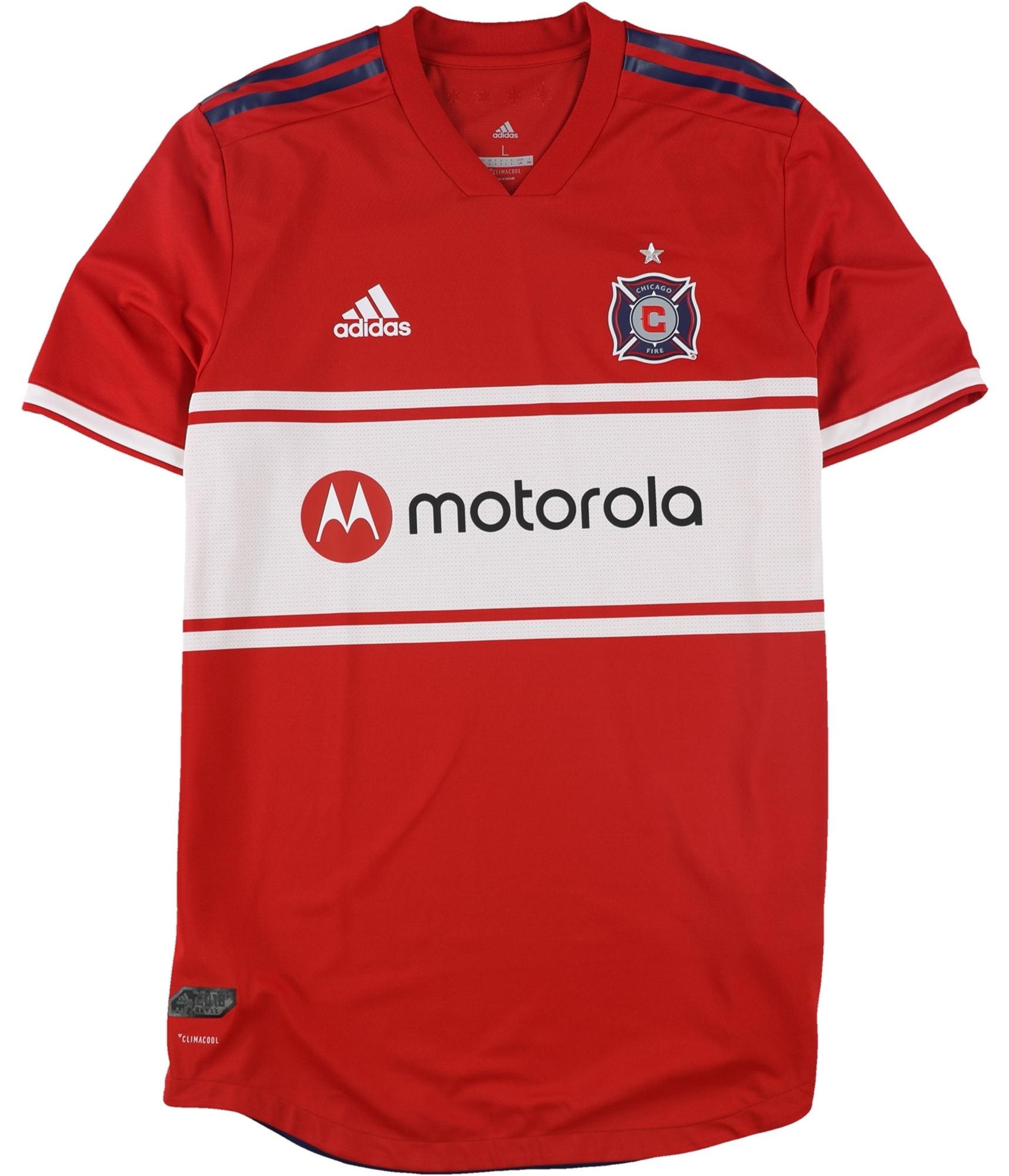 Adidas Mens Chicago Fire Motorola Jersey, Red