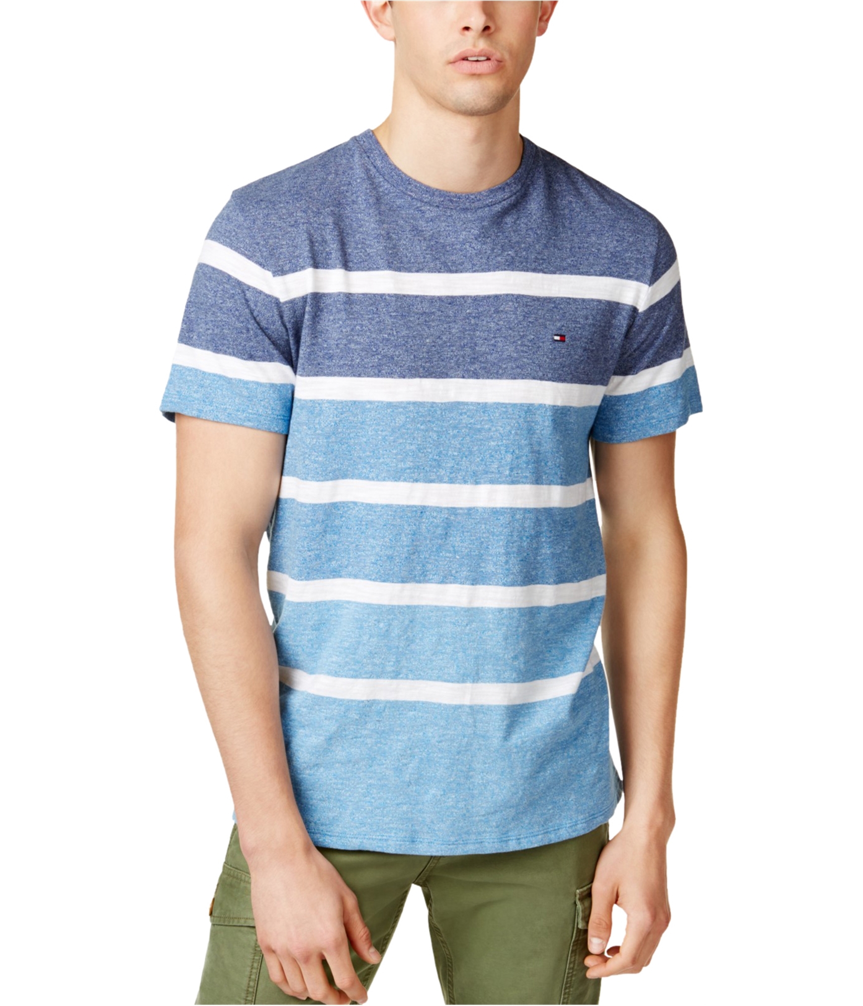 Buy a Mens Tommy Hilfiger Colorblock Heather Basic T-Shirt Online |