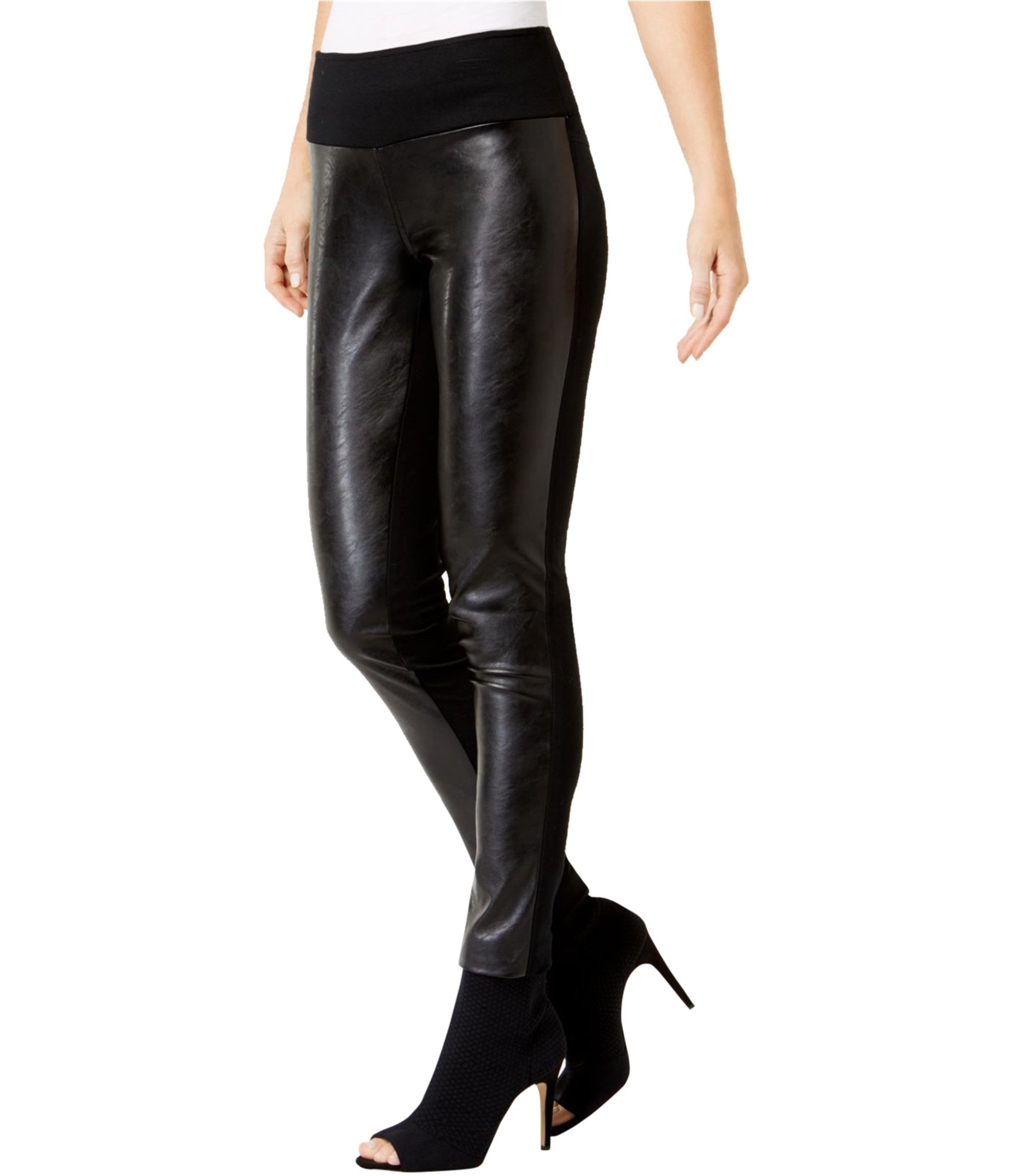 Buy a I-N-C Womens Faux Leather Front Casual Leggings, TW2