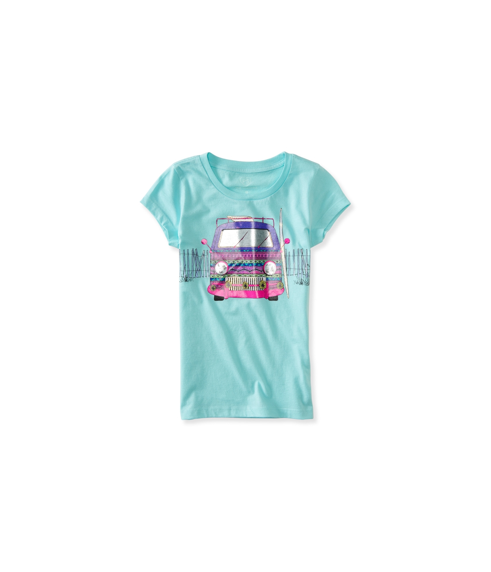 Buy a Aeropostale Girls Surf Bus Graphic T-Shirt