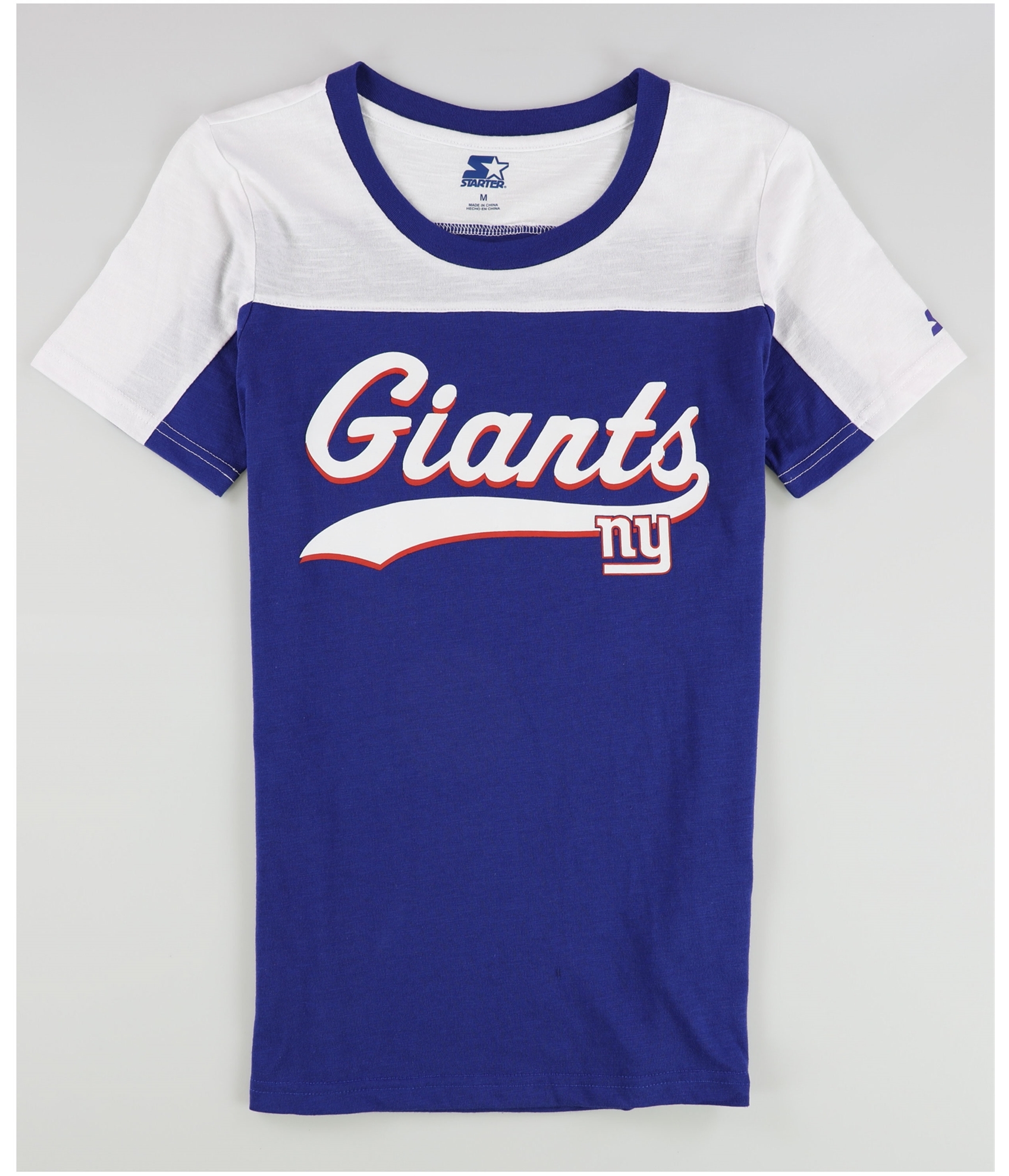 N Y Giants Logo - White on Blue Women's T-Shirt