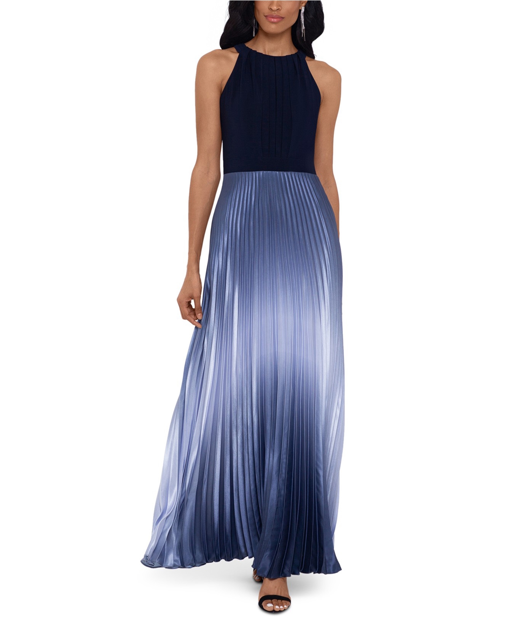 Buy a Betsy Adam Womens Ombre Pleated Dress TW1 Tagsweekly