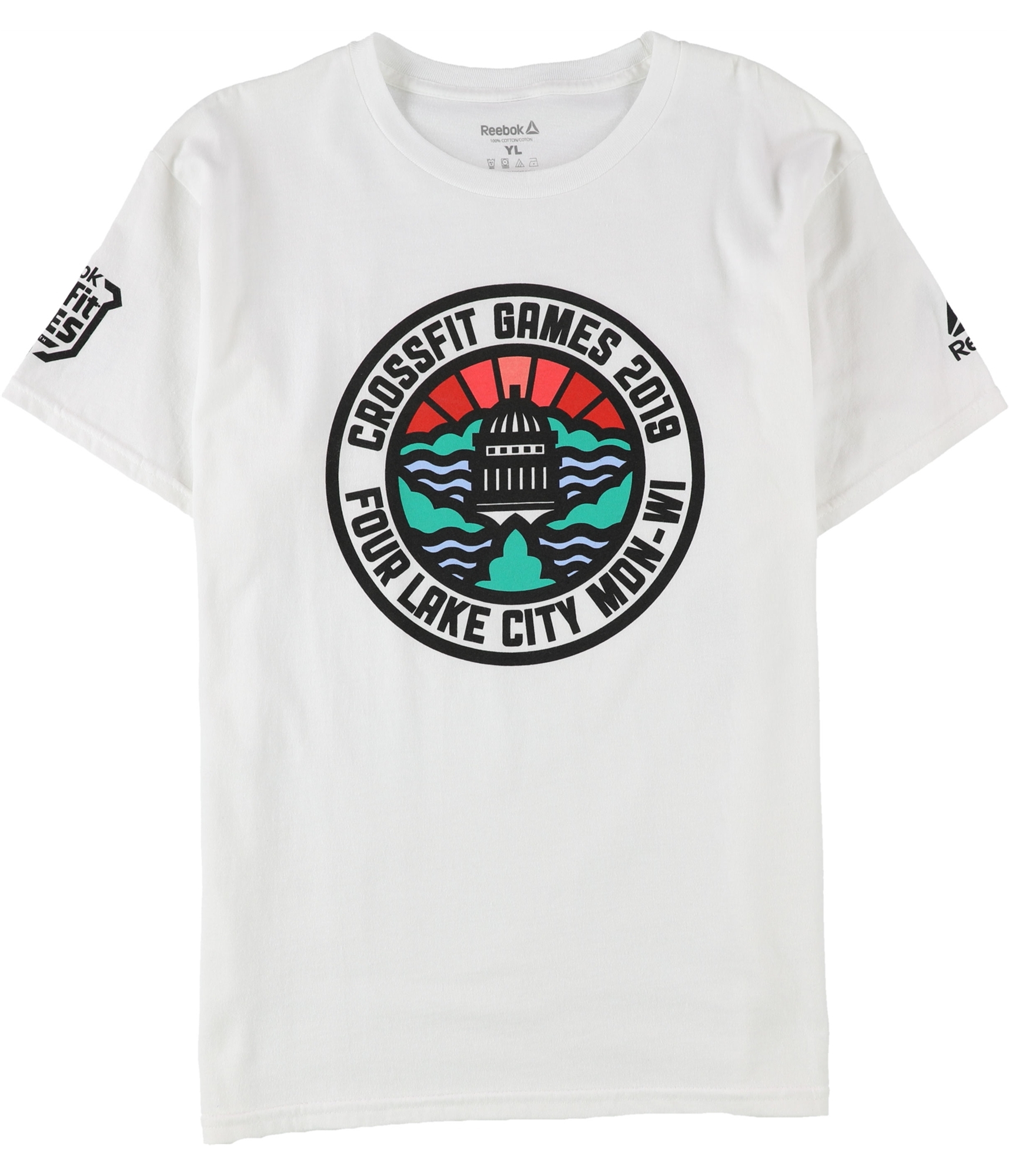 a Boys Reebok CrossFit 2019 Four Lake City MDN-WI Graphic T-Shirt Online |