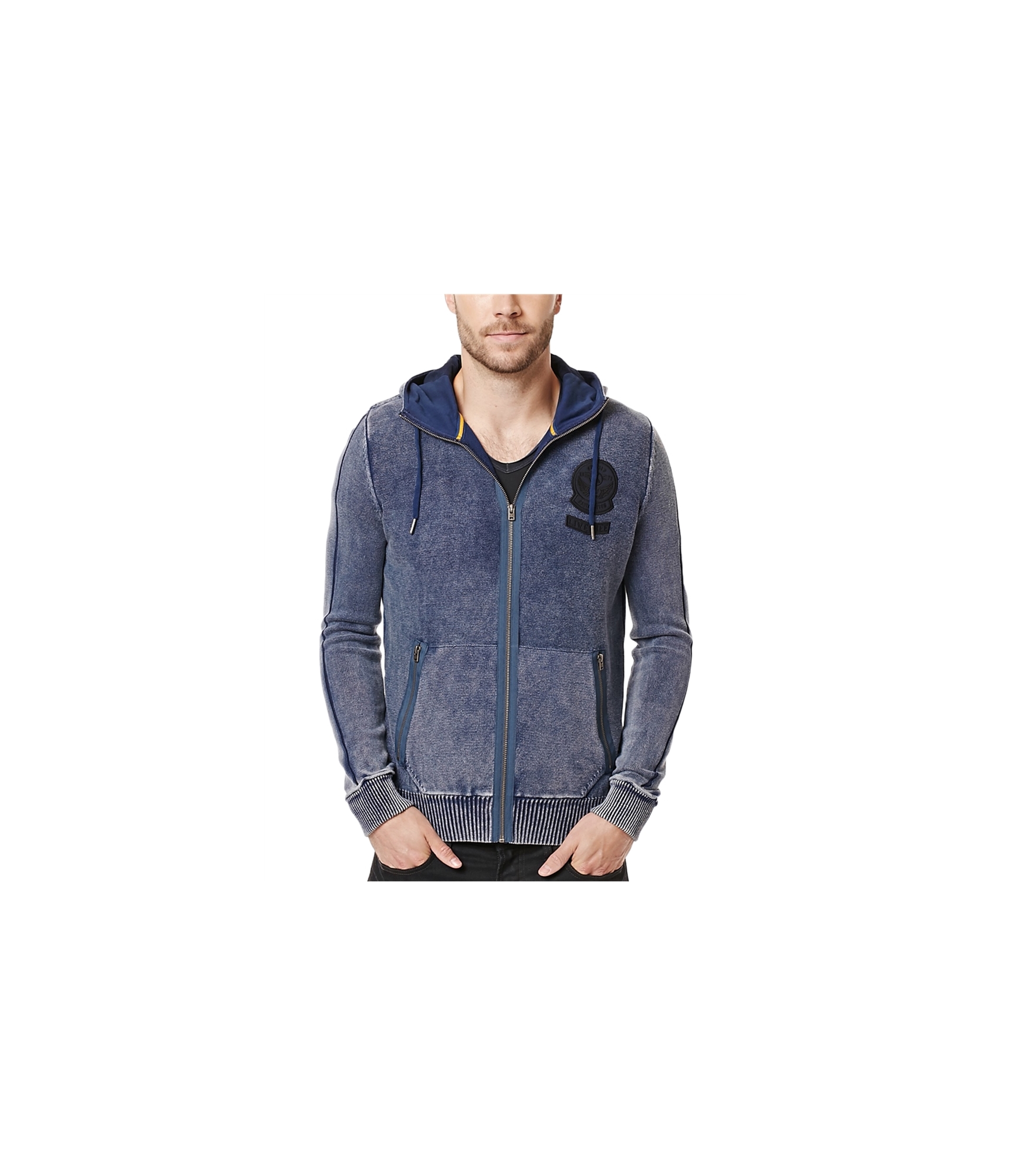 Buy a Buffalo David Bitton Mens Full Zip Hoodie Sweatshirt TW1 Tagsweekly