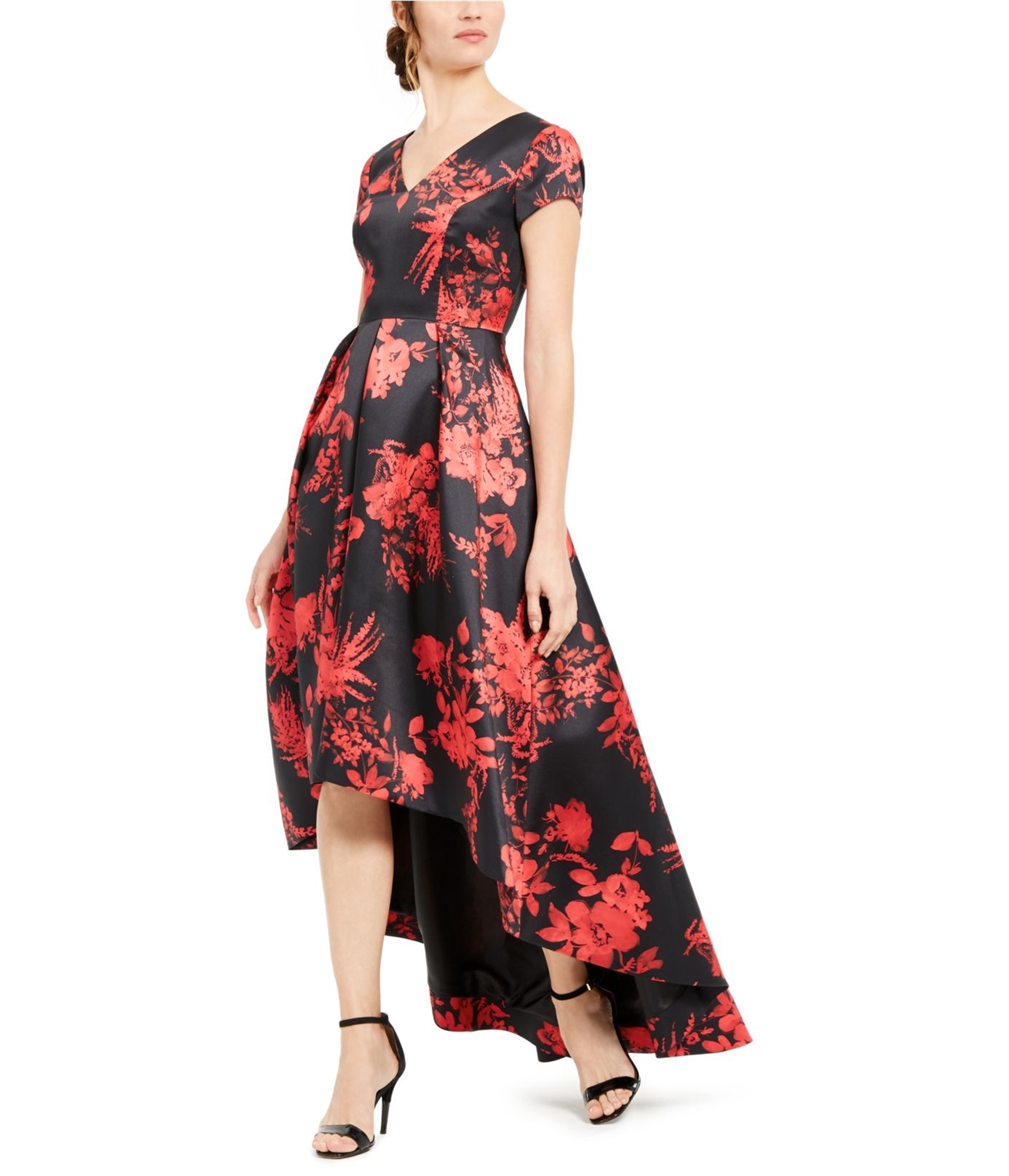 Buy a Womens Calvin Klein Floral High-Low Gown Dress Online 