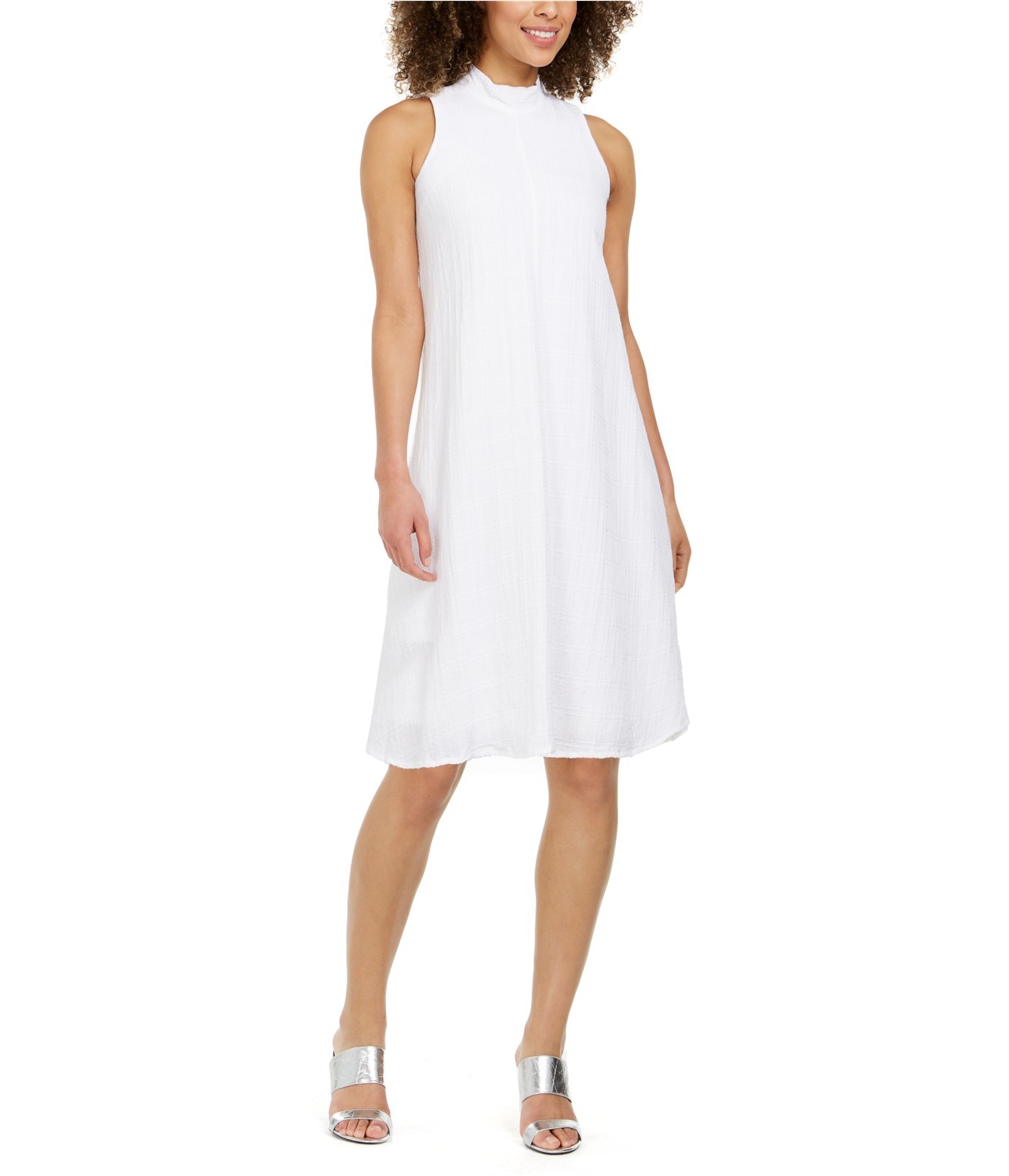 Buy a Womens Calvin Klein Textured A-line Dress Online 