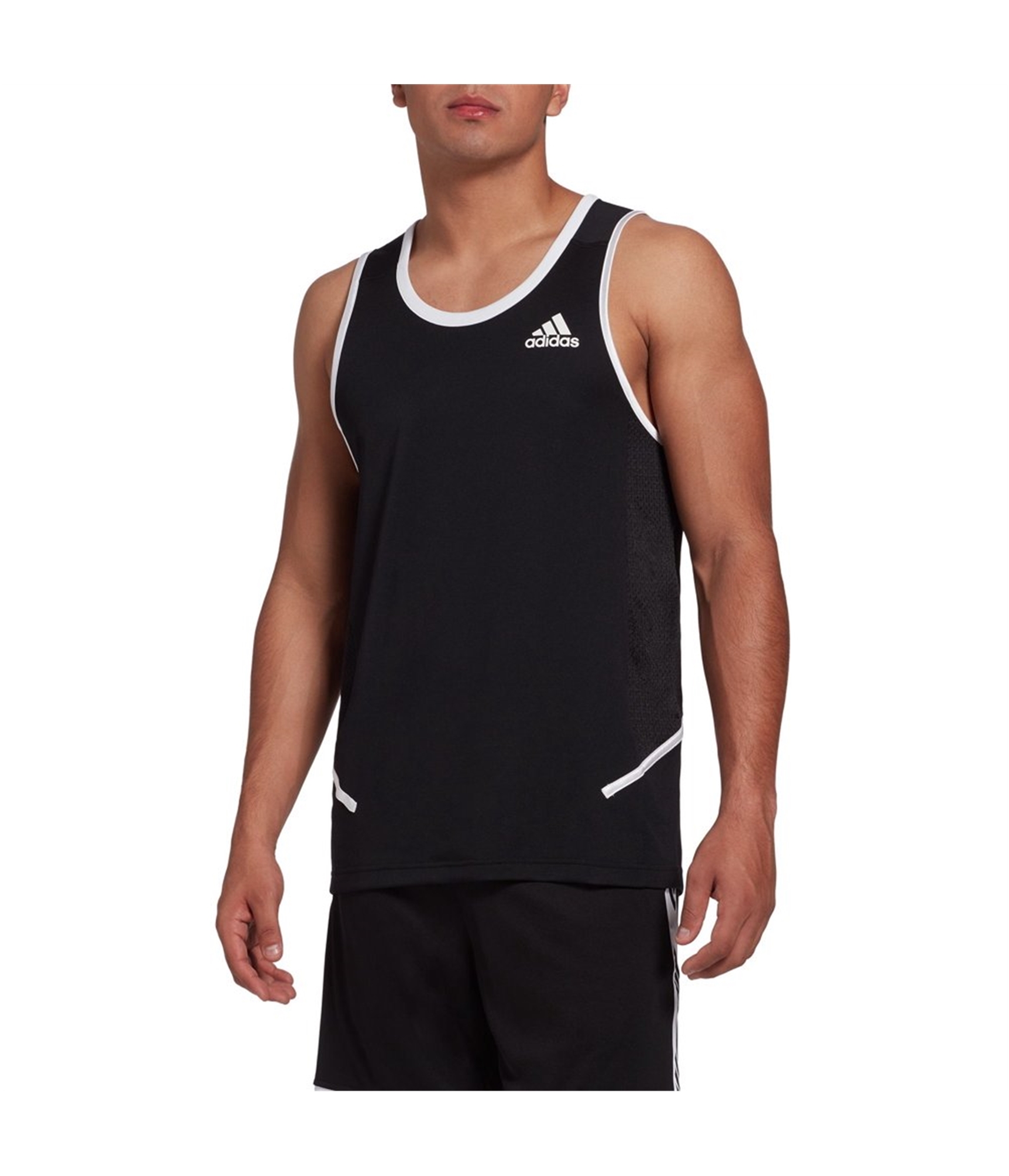 Adidas Mens Padded Compression Tank Top, TW2