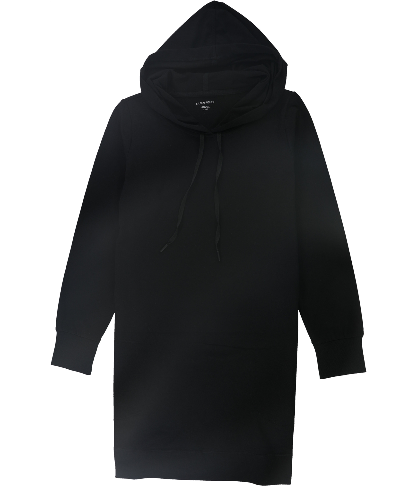 Black hooded outlet tunic