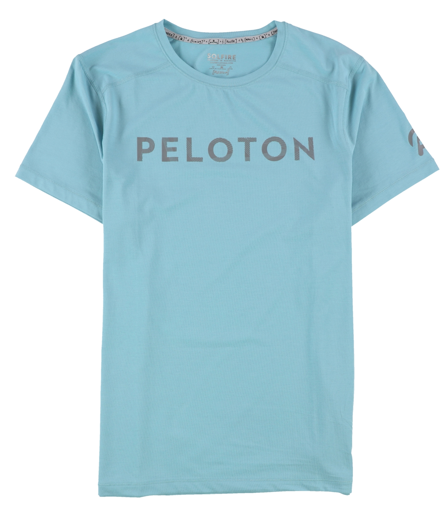 SOLFIRE Mens Peloton Graphic T-Shirt Blue Medium メンズ-