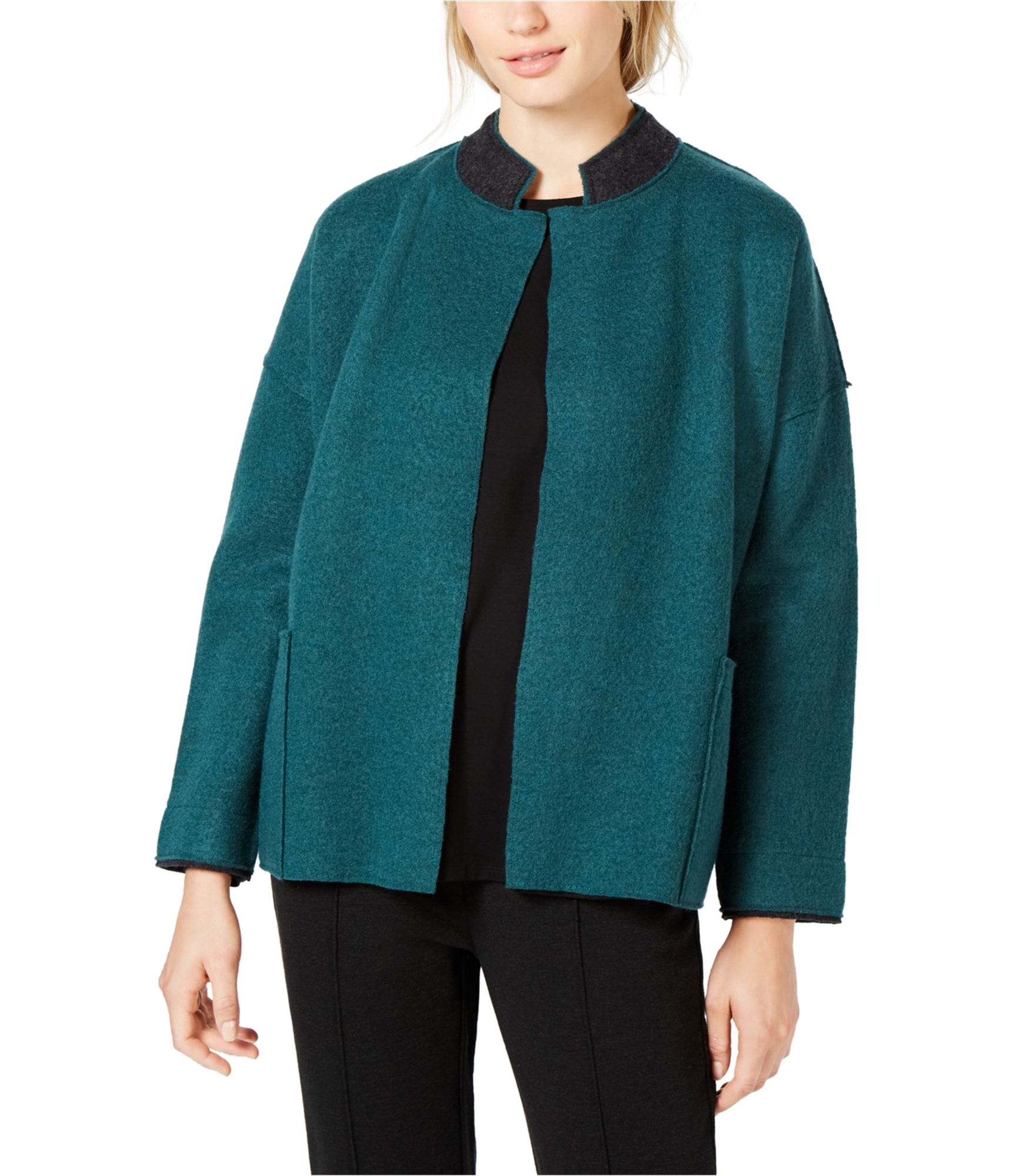 Eileen fisher boiled wool jacket best sale