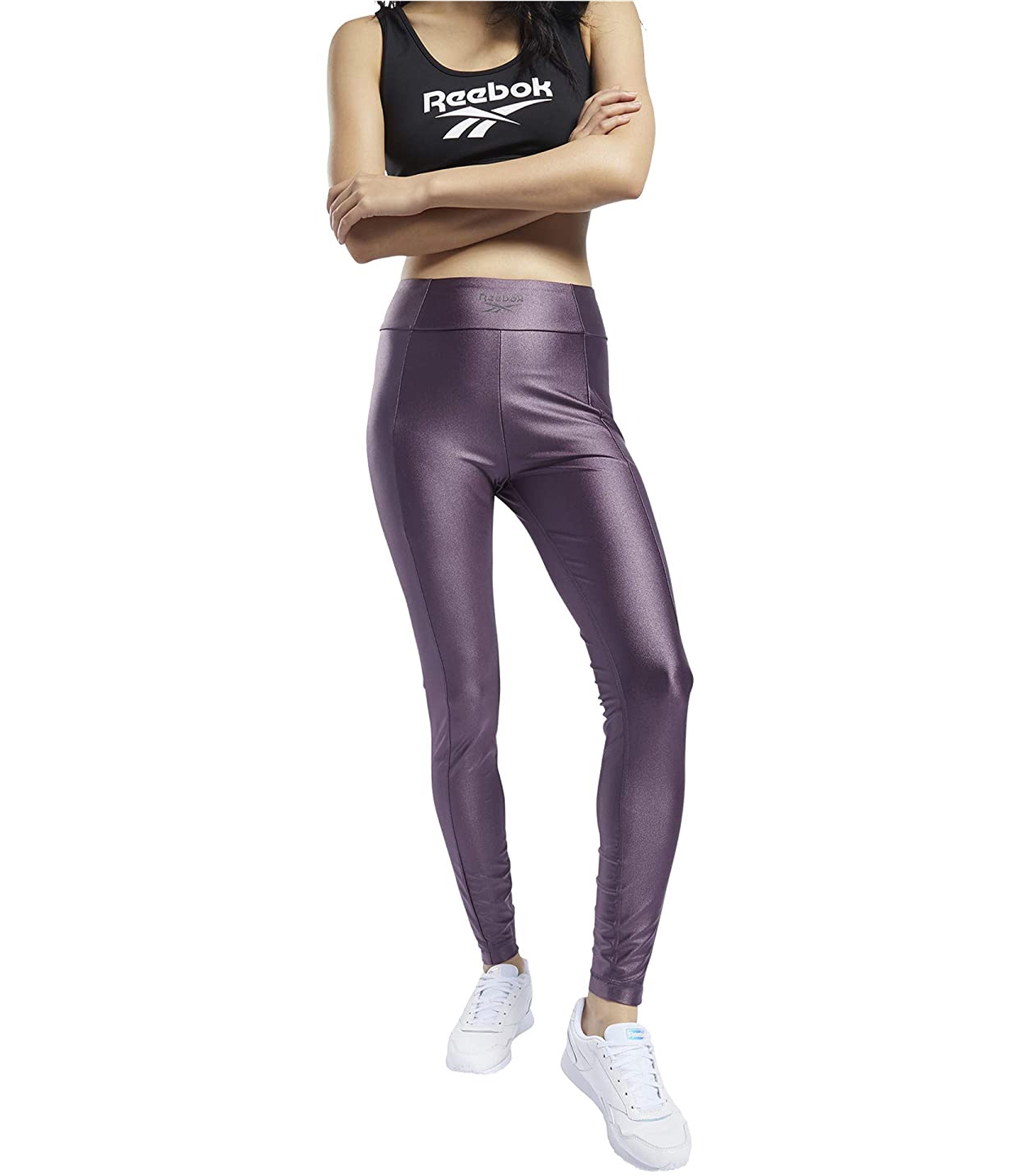 Athleta Leggings Women XXS Purple Compression Cropped Ombre Yoga