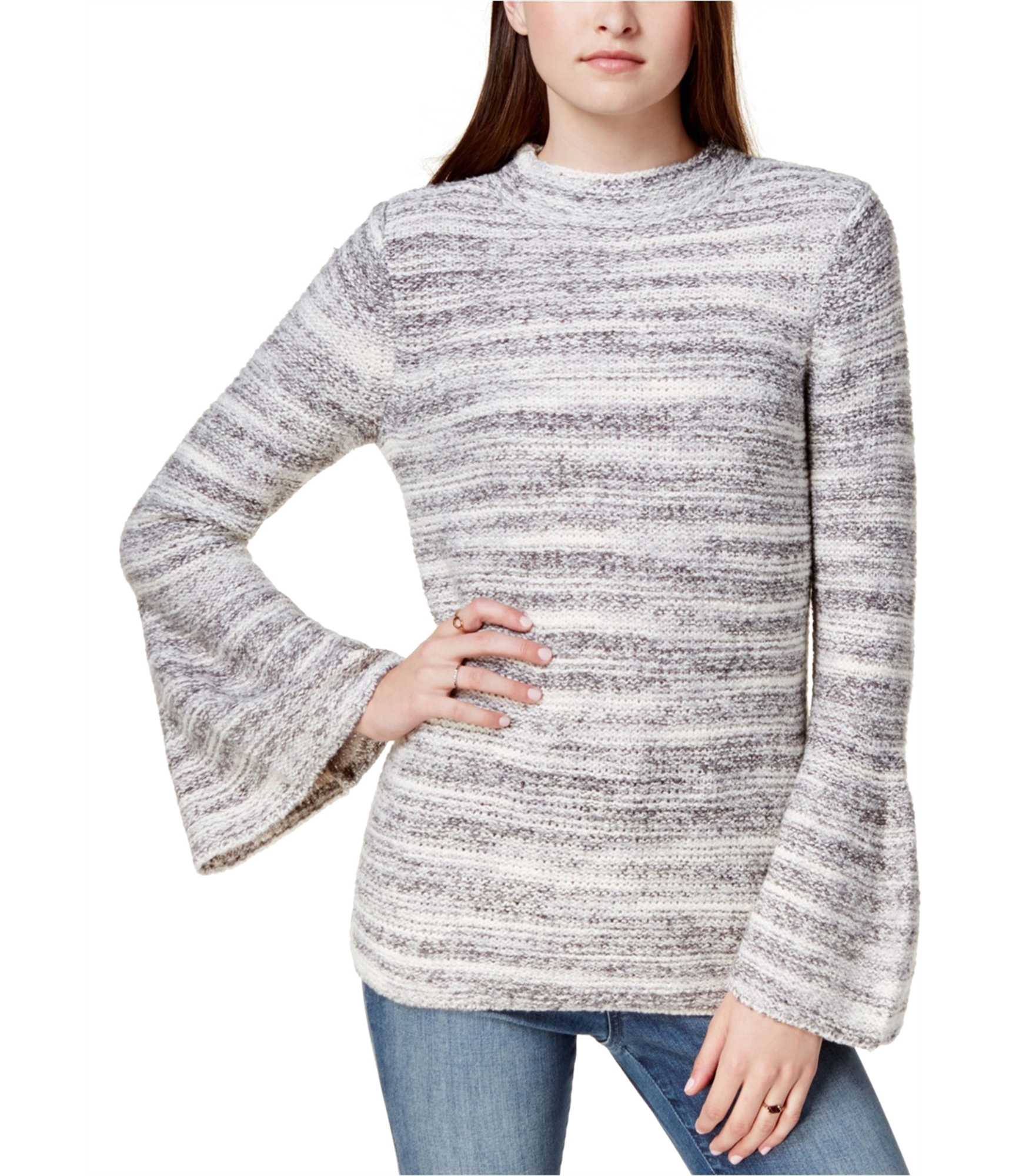 Kensie Womens Bell Sleeve Cardigan Sweater