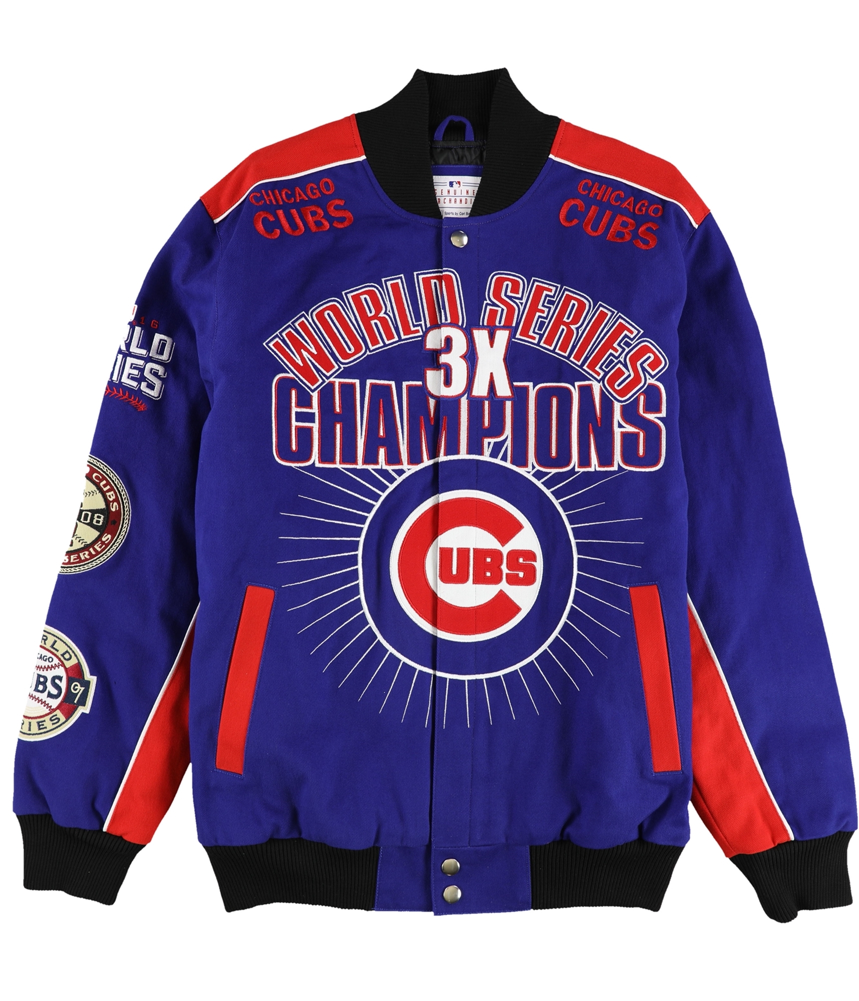 Buy a G Iii Sports Mens Chicago Cubs World Series 3X Champions Varsity Jacket Tagsweekly