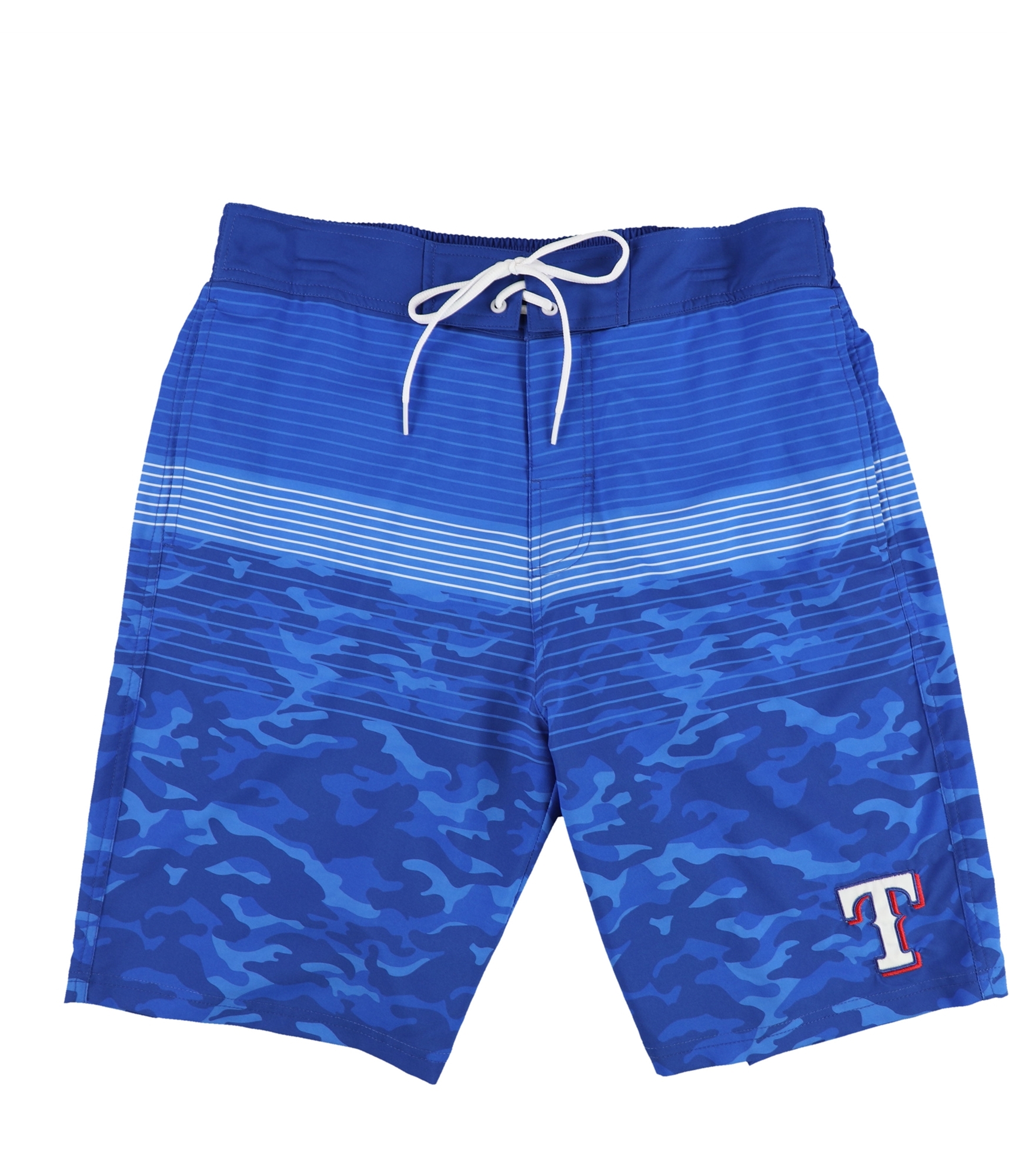 G-III Sports Mens Texas Rangers Swim Bottom Trunks, TW3