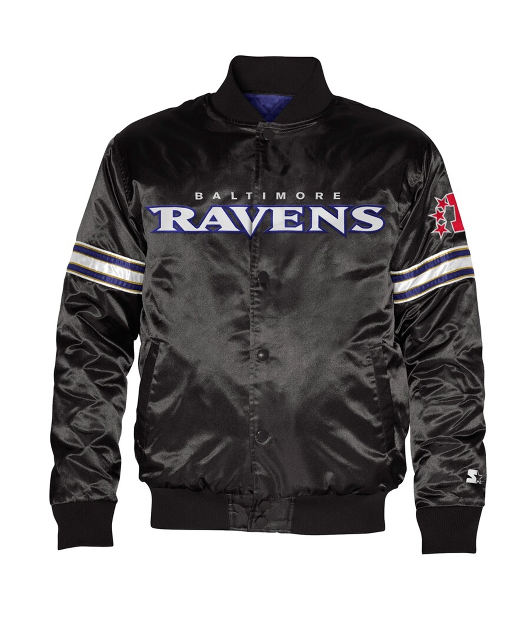 Starter Women's Baltimore Ravens Line Up Varsity Jacket