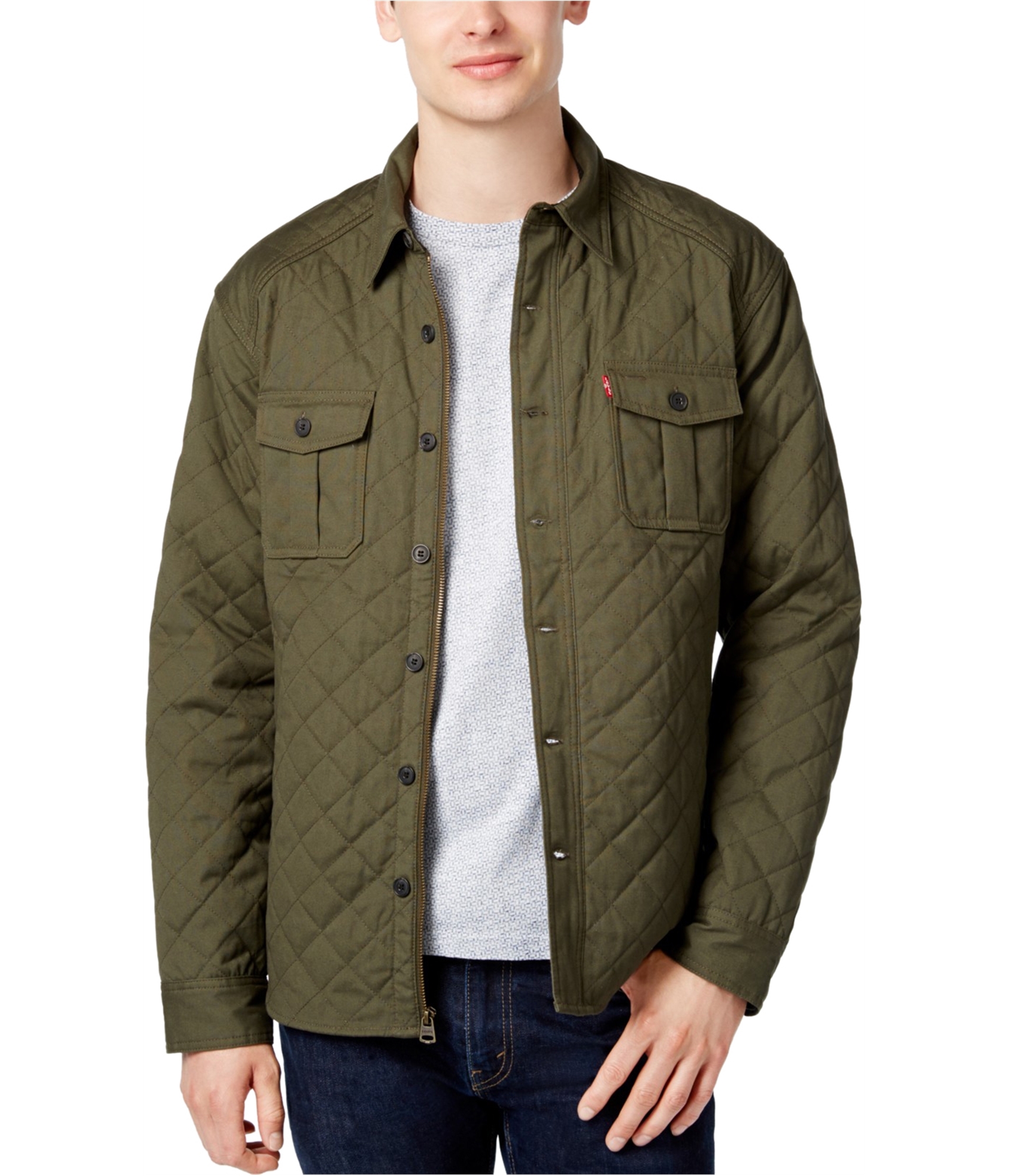Buy a Mens Levi's Shirt Quilted Jacket Online 