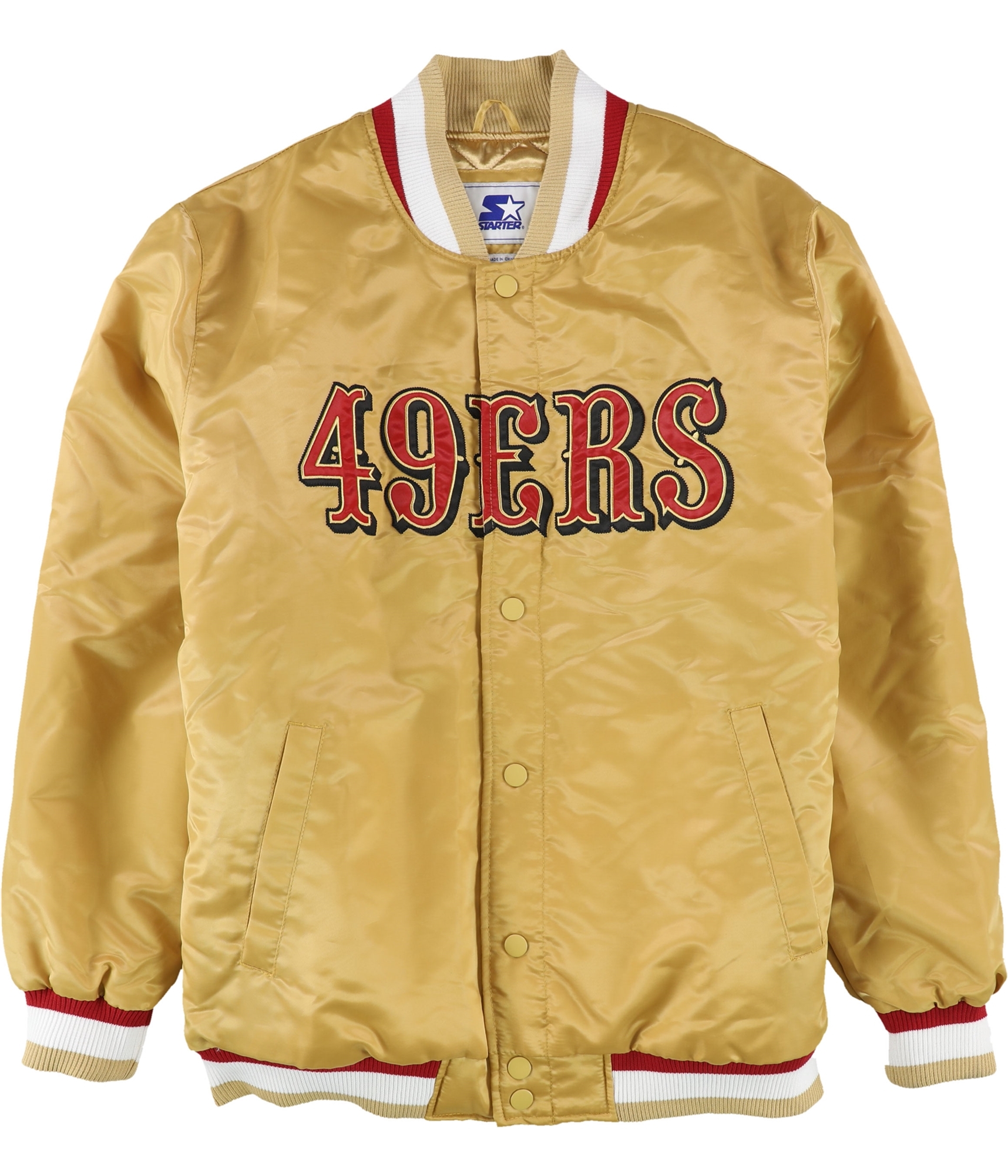 Buy a Mens STARTER San Francisco 49ers Varsity Jacket Online