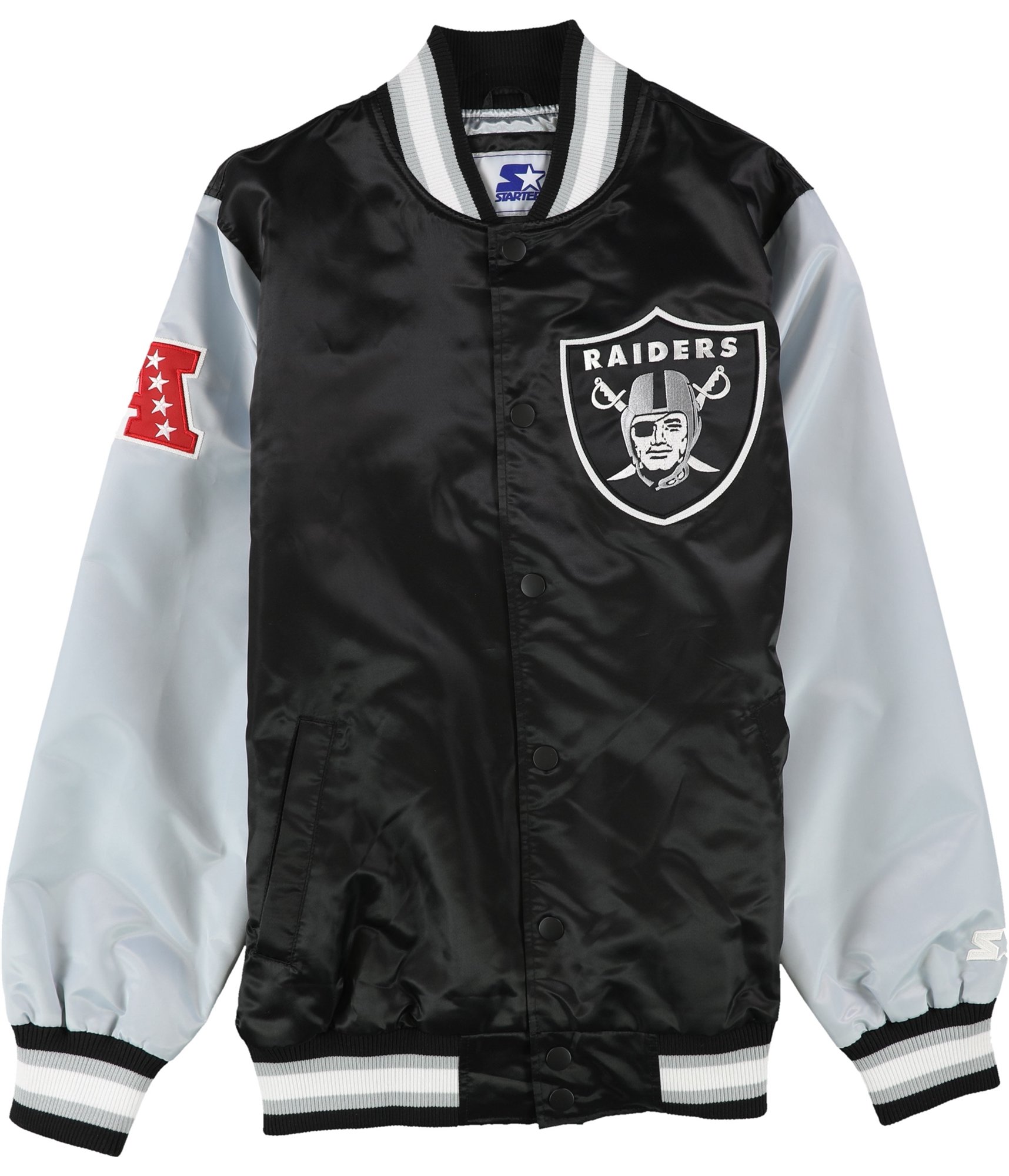 Buy a Starter Mens Las Vegas Raiders Varsity Jacket
