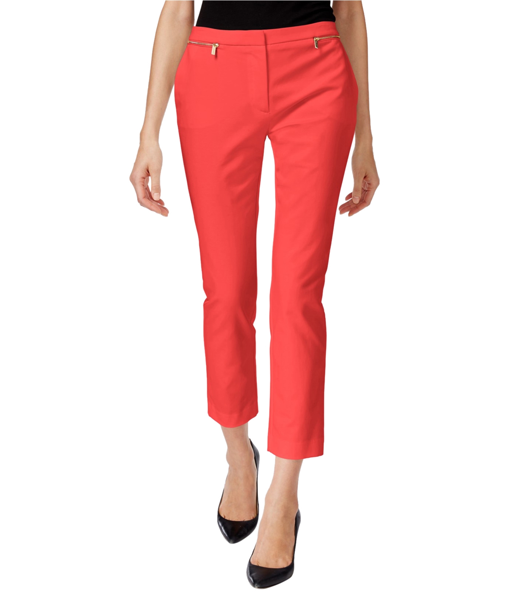 Buy a Womens Calvin Klein Zip-Detail Casual Trouser Pants Online |  