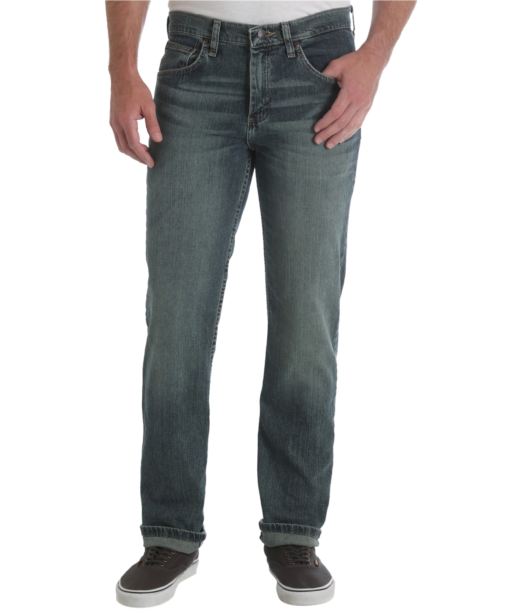 Buy a Mens Wrangler Advanced Comfort Straight Leg Jeans Online |  , TW2