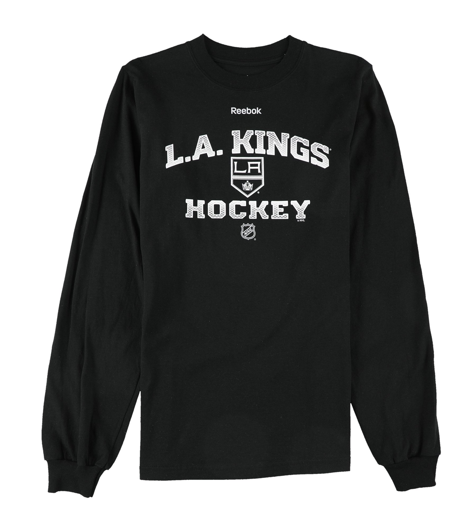 Buy Reebok Mens LA Kings Camo Logo Hockey Graphic T-Shirt, Black, Medium at