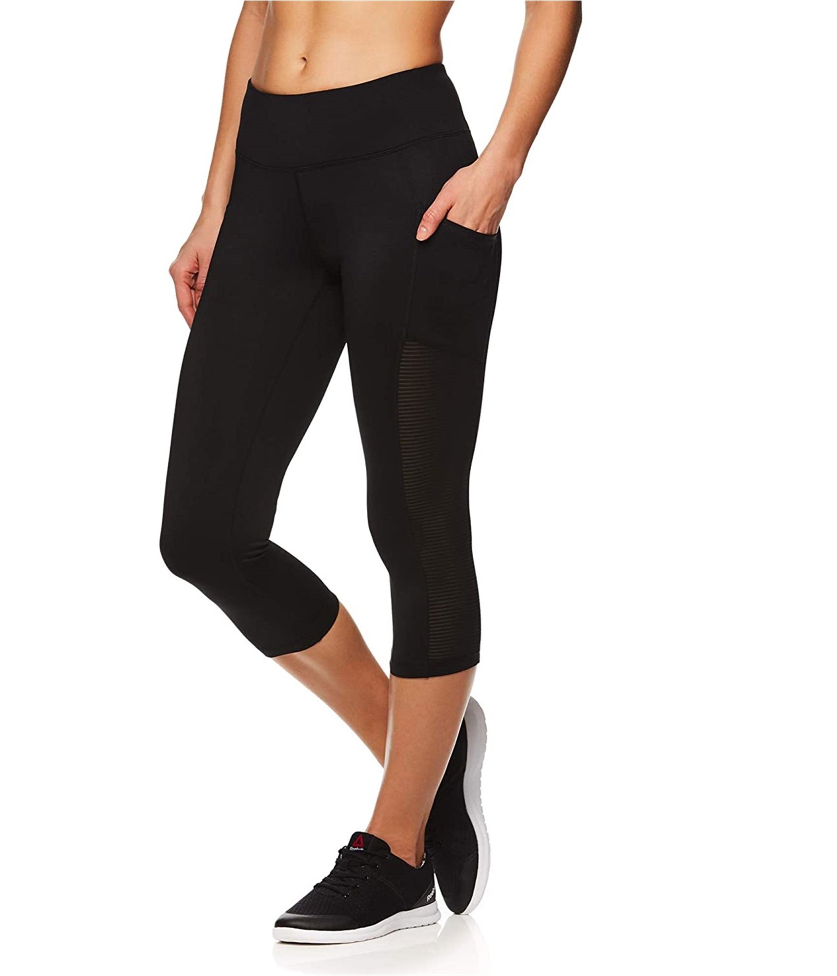Buy a Reebok Womens Focus Capri Compression Athletic Pants