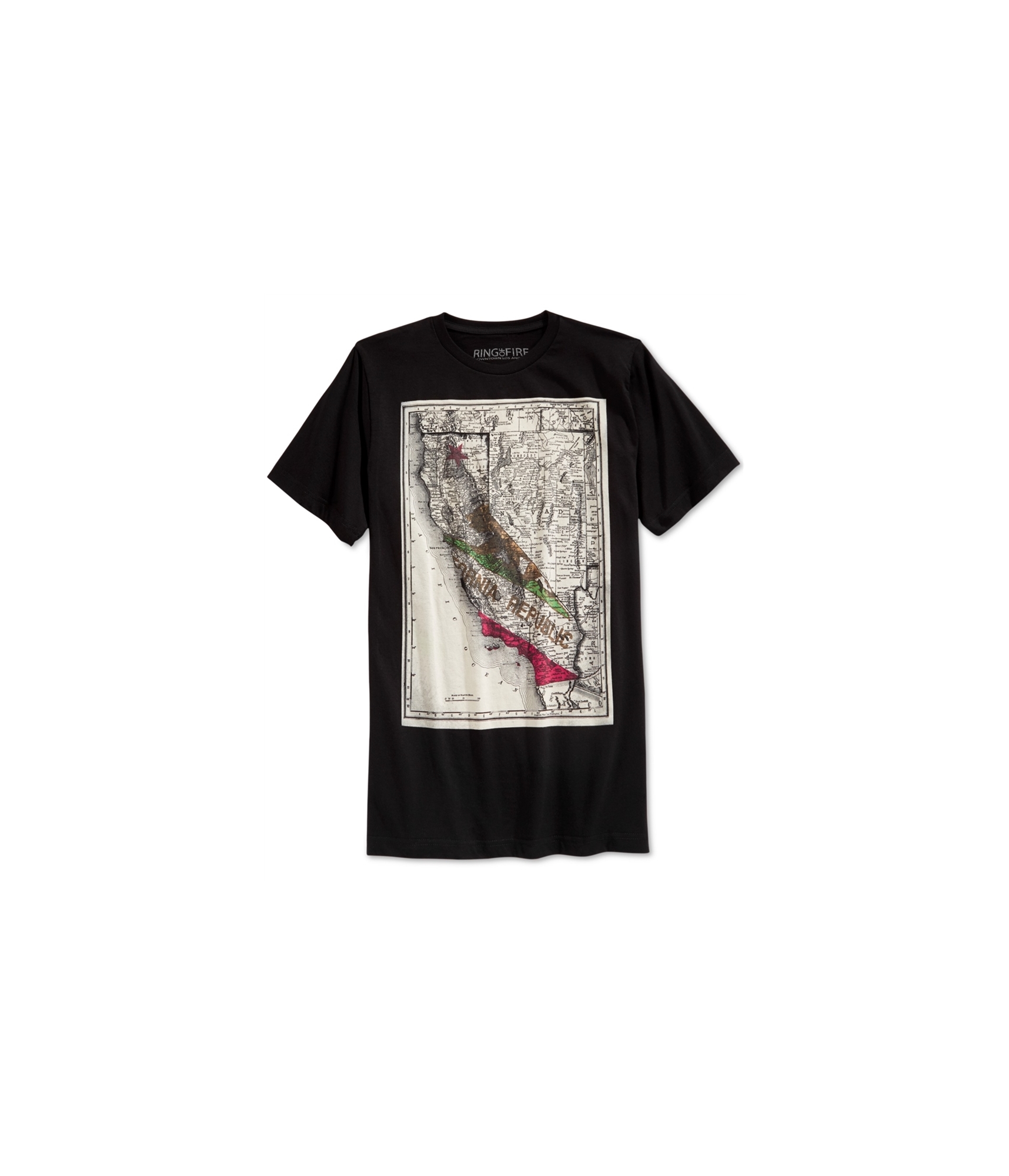 aeropostale mens free state city of los angeles graphic t shirt