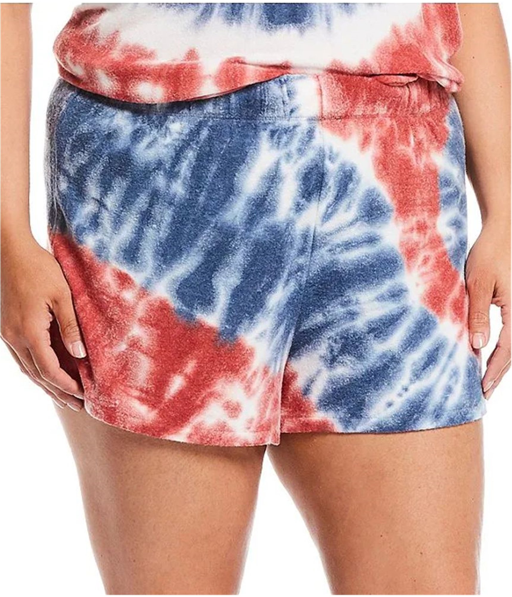 P.J. Salvage Womens Spiral Tye Dye Pajama Shorts TW2