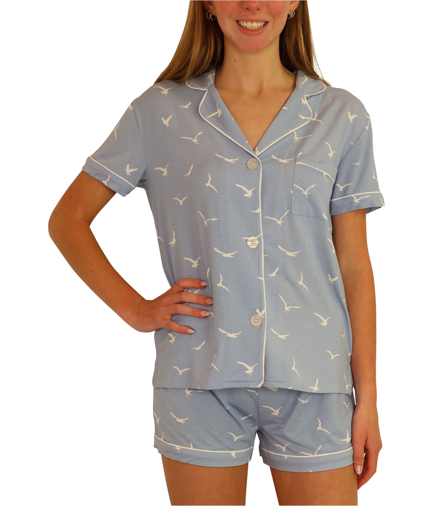 Buy a P.J. Salvage Womens In Flight 2 Pc Pajama Set