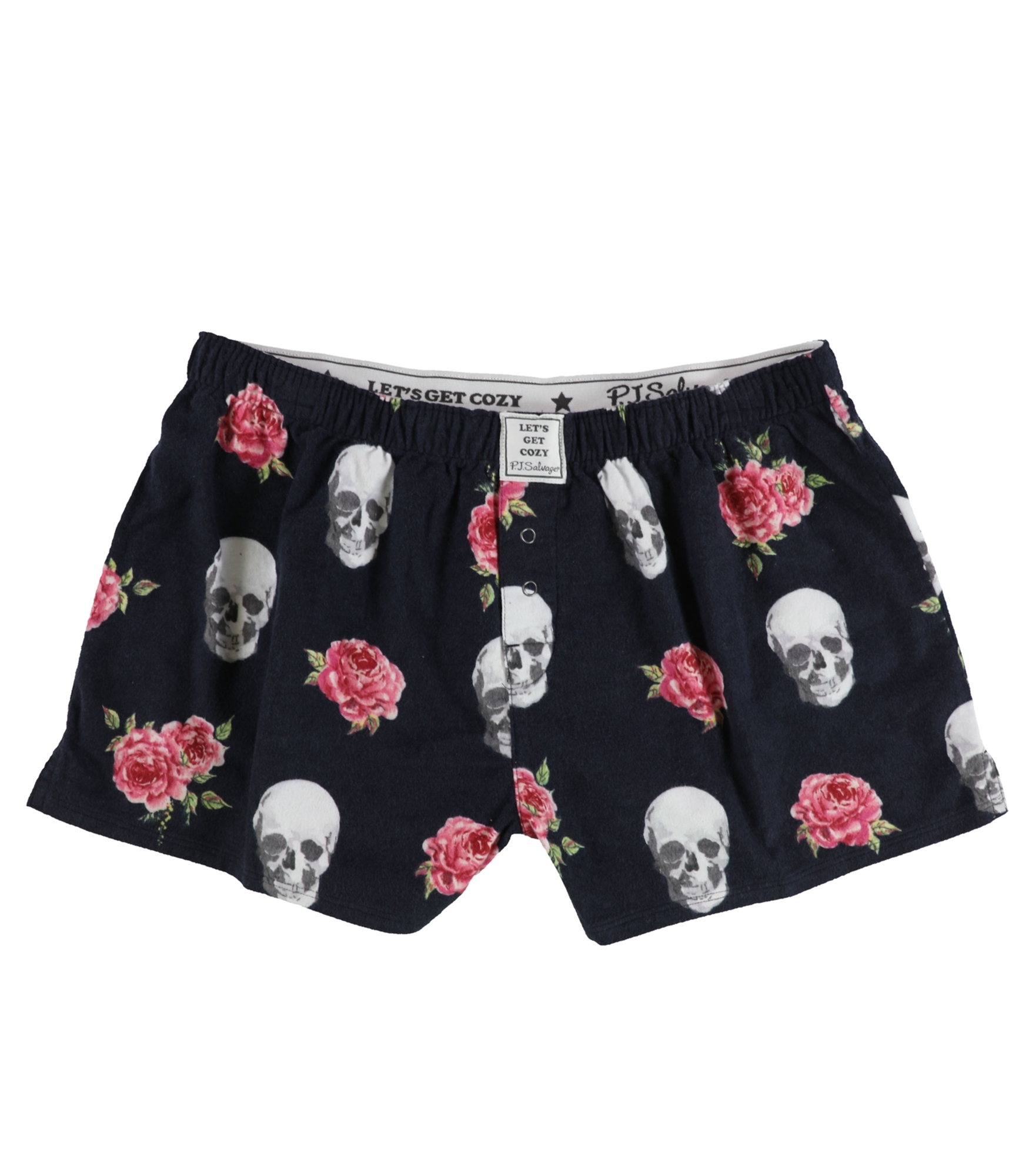 Buy a P.J. Salvage Womens Skulls Roses Pajama Shorts Tagsweekly