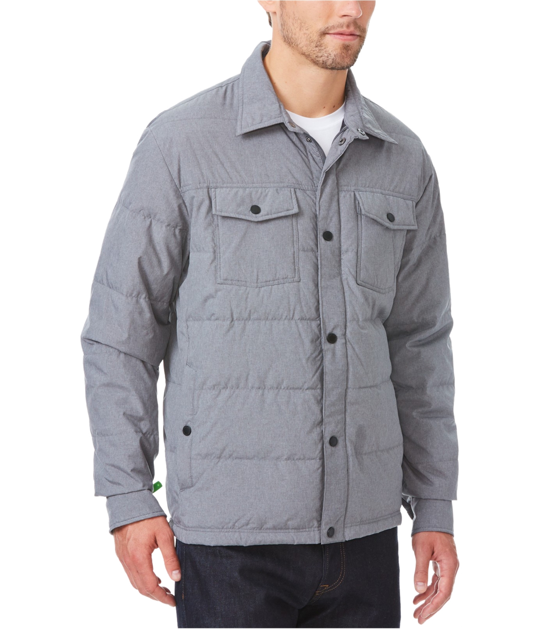 32 degrees men's packable down shirt jacket best sale