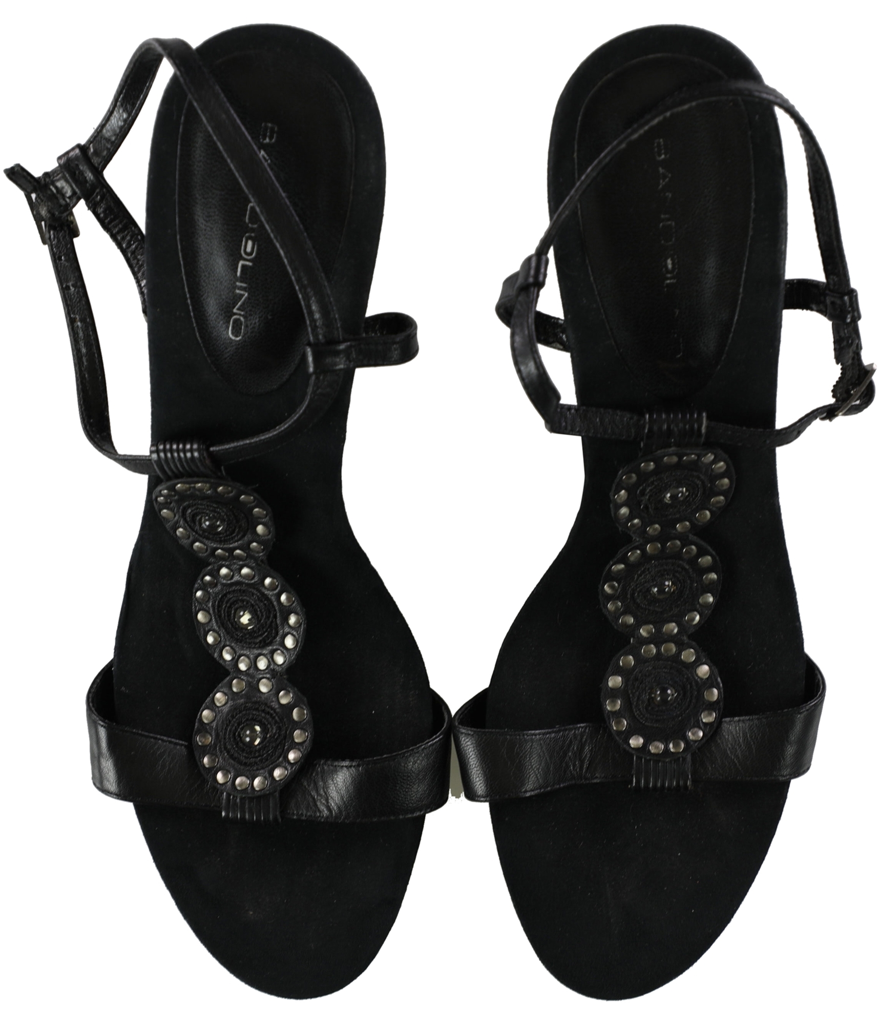 Valentino brand new leather black studs heels | Black studded heels, Studded  heels, Heels