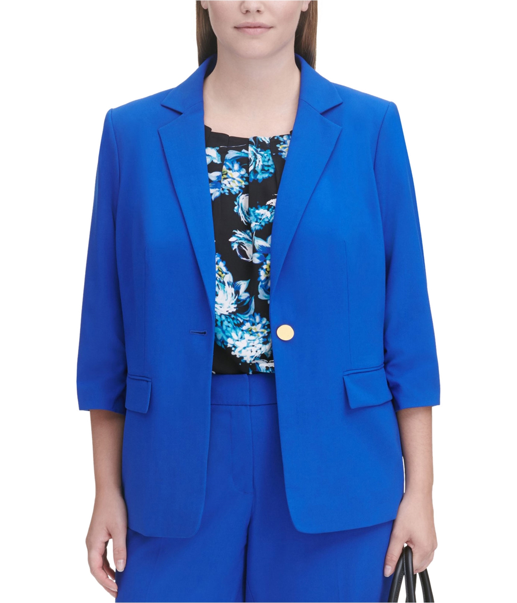 Aantrekkingskracht Fantastisch Vervreemding Buy a Womens Calvin Klein Solid One Button Blazer Jacket Online |  TagsWeekly.com, TW1