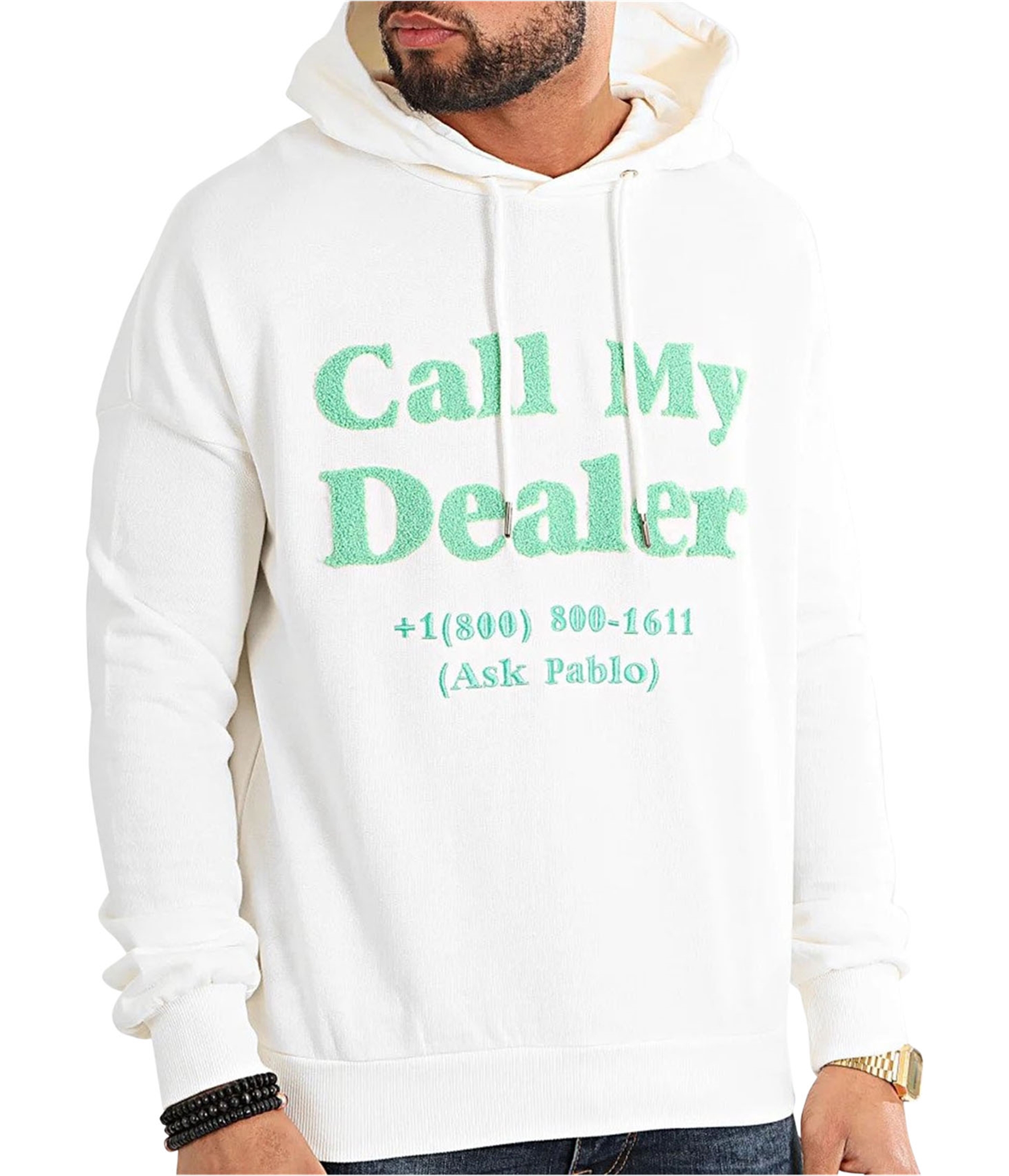 Толстовка с капюшоном Elevenparis Mens Call My Dealer