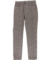 Rebecca Taylor Womens Leopard Print Cropped Jeans