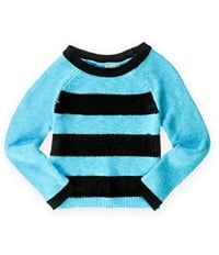Justice Girls Striped Shimmer Knit Sweater