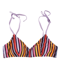 American Eagle Womens Multi-Stripe Bikini Swim Top