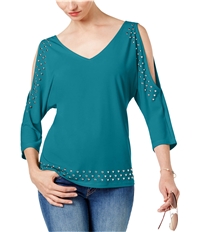 I-N-C Womens Studded Knit Blouse, TW1