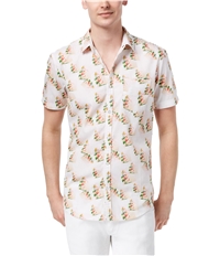 I-N-C Mens Floral Button Up Shirt, TW8