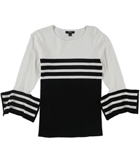Alfani Womens Colorblock Stripe Pullover Sweater