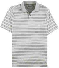 Tasso Elba Mens Striped Rugby Polo Shirt, TW4