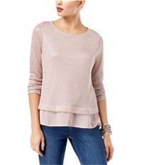 I-N-C Womens Shine Pullover Sweater