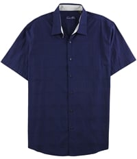 Tasso Elba Mens Textured Button Up Shirt, TW2