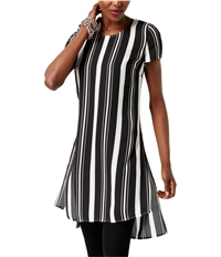 I-N-C Womens Striped Tunic Blouse, TW1