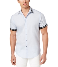 I-N-C Mens Shimmer Button Up Shirt