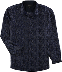 I-N-C Mens Paisley Button Up Shirt, TW1