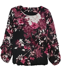 Alfani Womens Floral Pullover Blouse, TW11